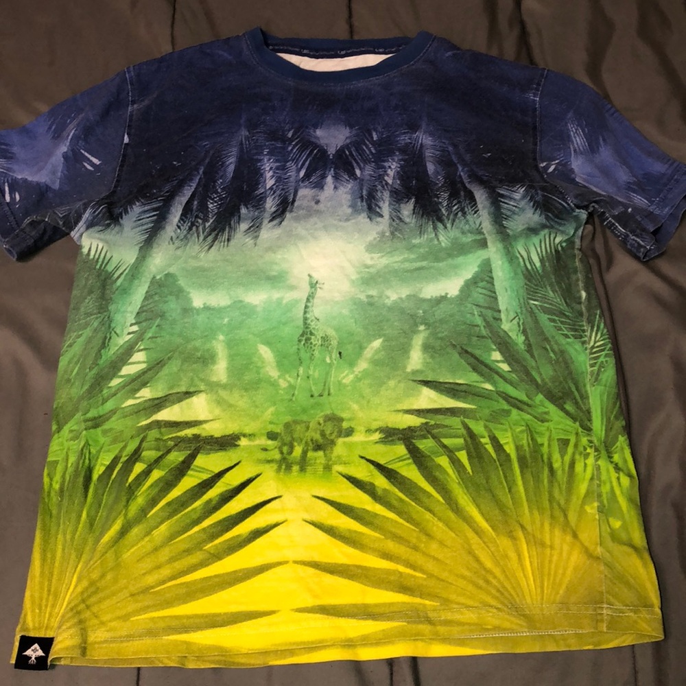 Blue/Green/Yellow  Tee shirt
